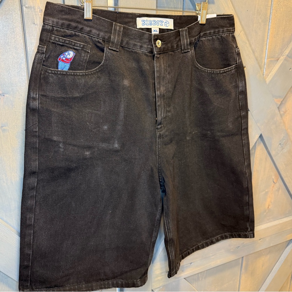 Big Boy Extra Large Black Denim Shorts